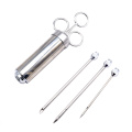 20Z Stainless Steel Chicken Turkey Sauces Flavor Meat Marinade Injector Syringe